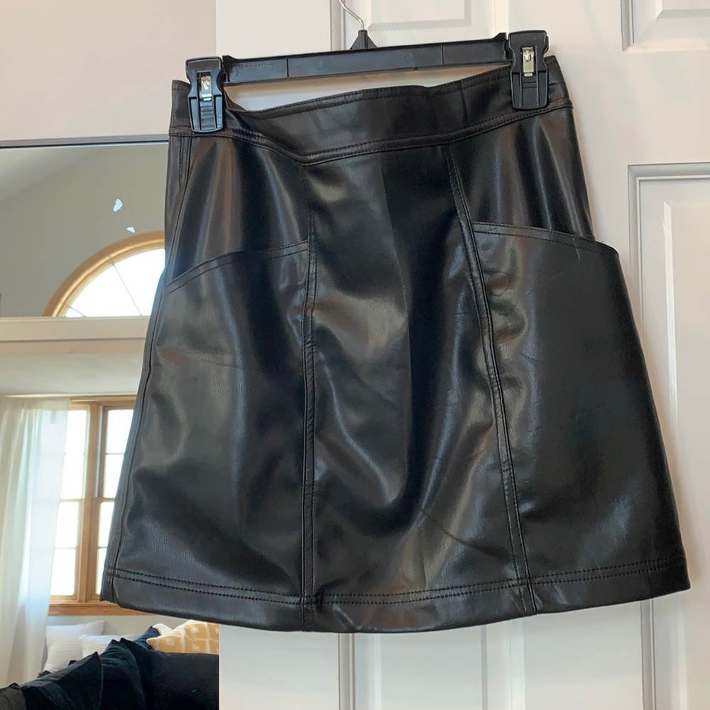 Leather skirt